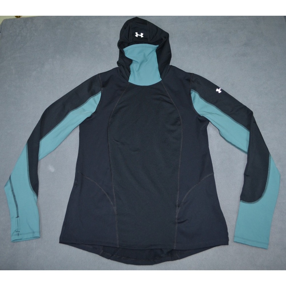 Under Armour UA ColdGear Reactor Fitted Hoodie 1317244 Women's Size L